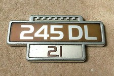 245DL 2.1 CAR BADGE from VOLVO 245. No fixing pins.