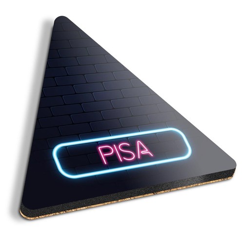 Triangle mdf coaster neon sign - coaster,
