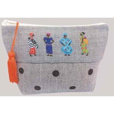 Le Bonheur des Dames bag counted petit point kit "African Case", 18x11x7cm, DIY