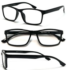 Classic Plain 0.00~+6.00 Reading Glasses Flat Top Lightweight Simple Frame L224