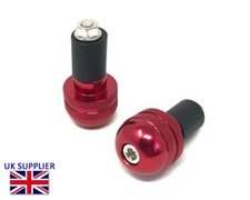 Motorbike Bar End Weights RED