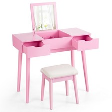 Vanity Table Set w/ Flip Top