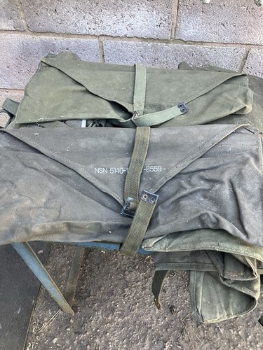 Dutch army canvas pouches with - dutch,