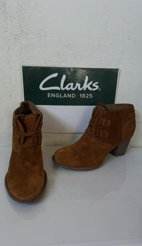 Clarks heels leather ankle - leather,
