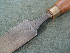 Lovely 1 1/2" wide Paring chisel, by Charles Taylor, Sheffield.