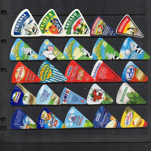 Cheese labels all different