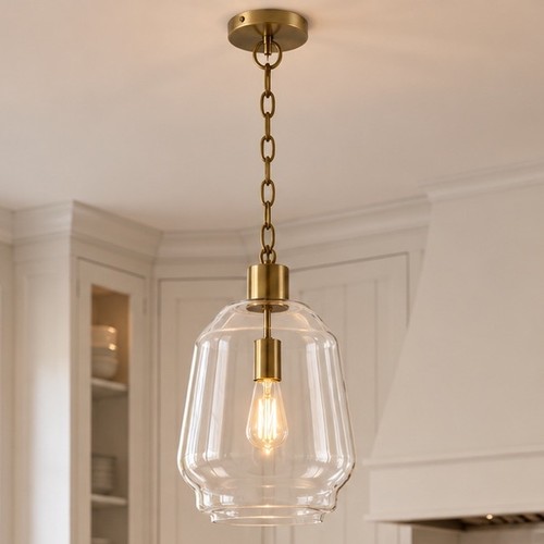 Clear glass shade antique - xl,