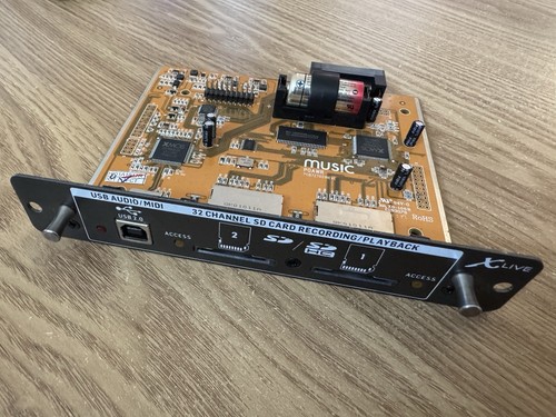 M32 x32 live card - m32, audio
