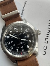 Hamilton Khaki Field Men's Black Watch On NATO Strap.
