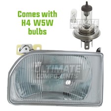 Ford Escort Mk4 Estate 1986-1990 Headlight Headlamp Passenger Side With Bulbs