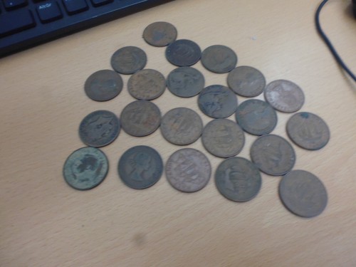 British pre decimal halfpenny - pre,