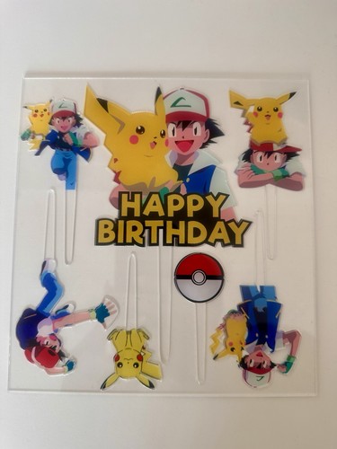 Birthday cake toppers pokémon - cake,