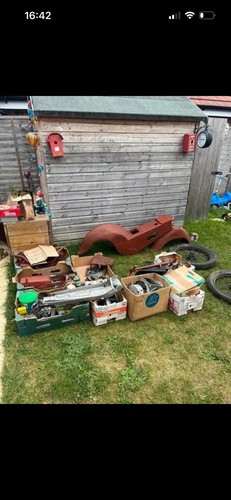 Velocette project barn find - project,