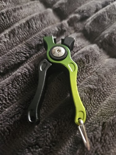 Fly fishing line snips green - snips, &
