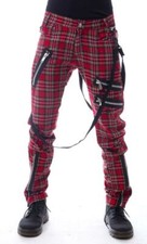 Men's Gothic Cyber Buckle Red