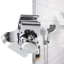 Universal Shower Head Holder Chrome Bathroom Bracket Home Wall Mount Adjustable