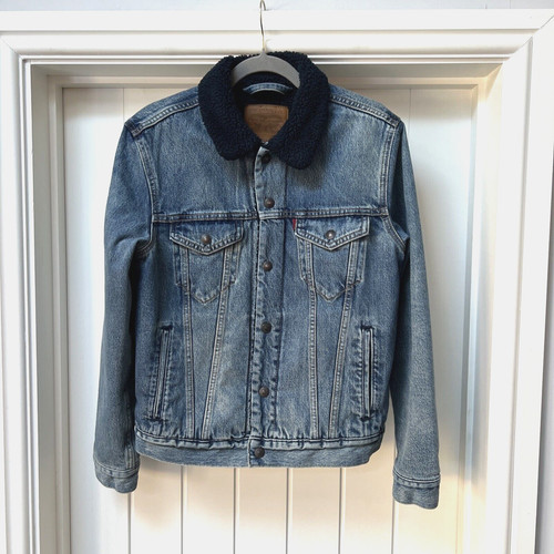 Levi jacket men small blue - men's,
