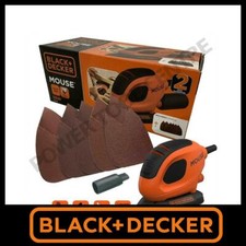BlacK & Decker 55W Detail Mouse Electric Sander with 6 Sanding Sheets BEW230-GB