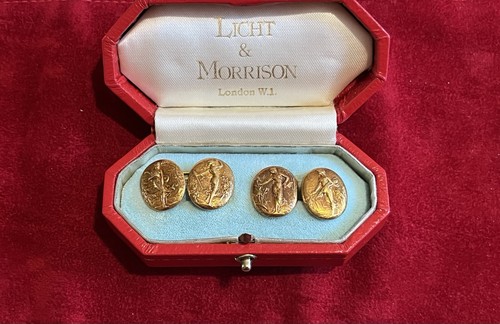 Pair 18ct gold - pair,