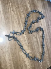 Spike chain Spiked Link Chain Outdoor Barbed Garden Patio drives fencing  210cm