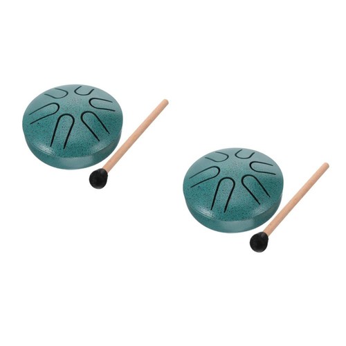 Pieces metal tongue drum - 2,