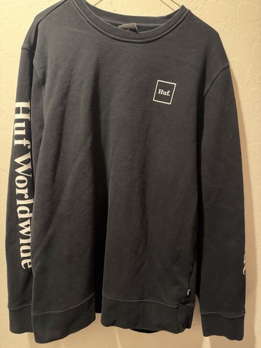 Huf worldwide crewneck sweater - crewneck,