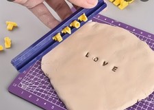Alphabet Number Letter Stamp Embossed Mould Pottery Clay Tool