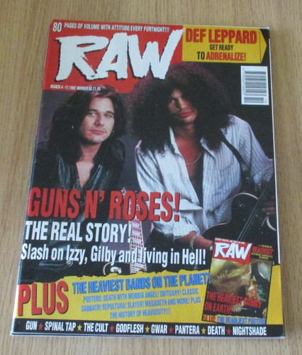 Raw heavy metal magazine - raw,