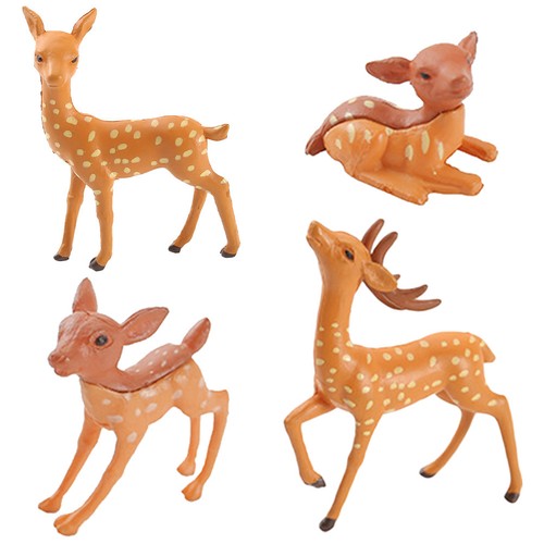 Pcs sika deer ornament - 4,