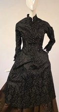 VICTORIAN 1880’S RICH BLACK
