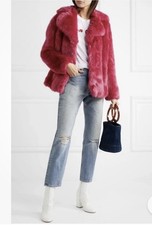 Nwt $399 Michael Kors Hot Pink Faux Fur Coat sz XL NEW WITH TAGS!