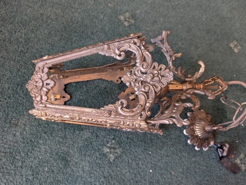 Gothic art deco brass - 2x,