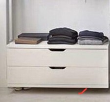 Ikea Stolmen chest of 2 drawers 110 cm