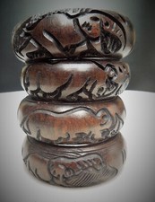 Handmade Engraved Wooden Stand