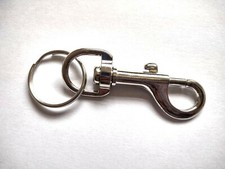 Metal Belt Clip Hipster Belt Key Ring Duralon Uk  (4 keyrings per pack)