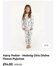 Harry Potter Hedwig Girl Divine Fleece Pajamas 10-11yrs
