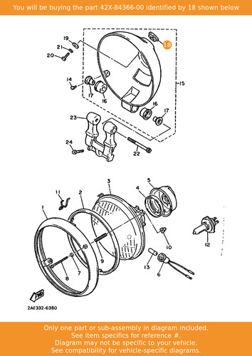 Yamaha damper headlight 1 - damper,,