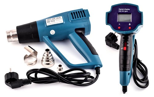 Hot air blower with lcd - air,