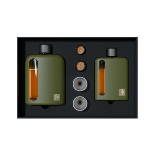 Ragproper modern glass hip - glass,