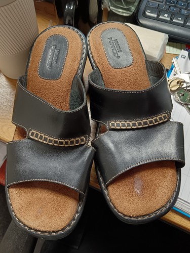 Hush puppies black leather - ,