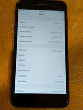 iphone 7 plus Not unlocked 32gb black - In Good Working Condition 