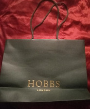 Large Hobbs london Carrier Bag string handle clothes shopping collector Souvenir