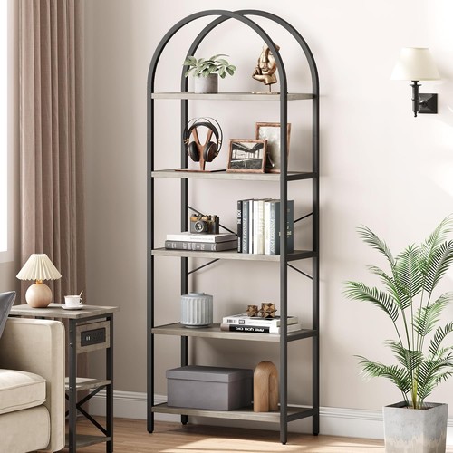 Arched tier bookshelf 71 - arched, bookshelf,