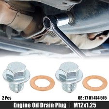 2 Pcs M12x1.25 Engine Oil