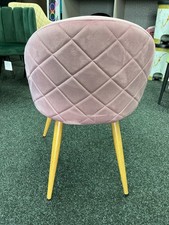Pink dining chair 