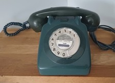 Blue Vintage Rotary Dial 706 Telephone GPO Original Condition 