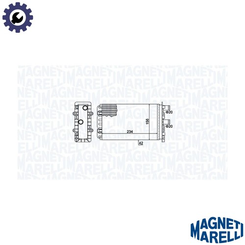 Heat exchanger interior - heat,