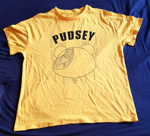 George yellow pudsey - yellow, studded