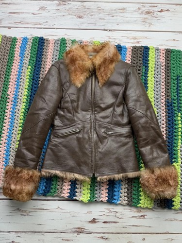 Vintage women real sheepskin - women's,