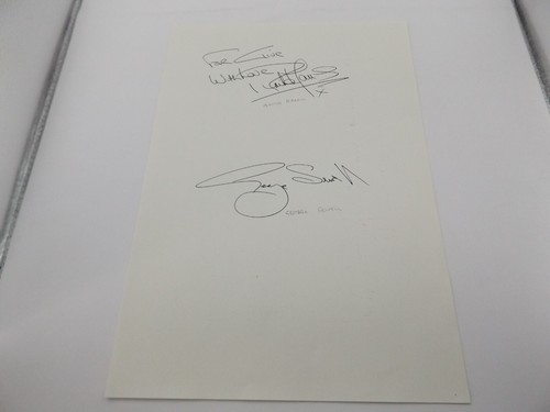 Hand signed 8 paper - hand, 8"